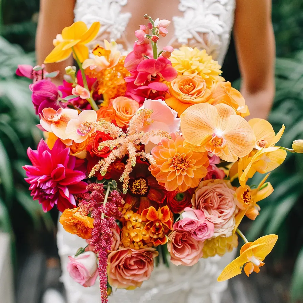 Bold colours flower 12