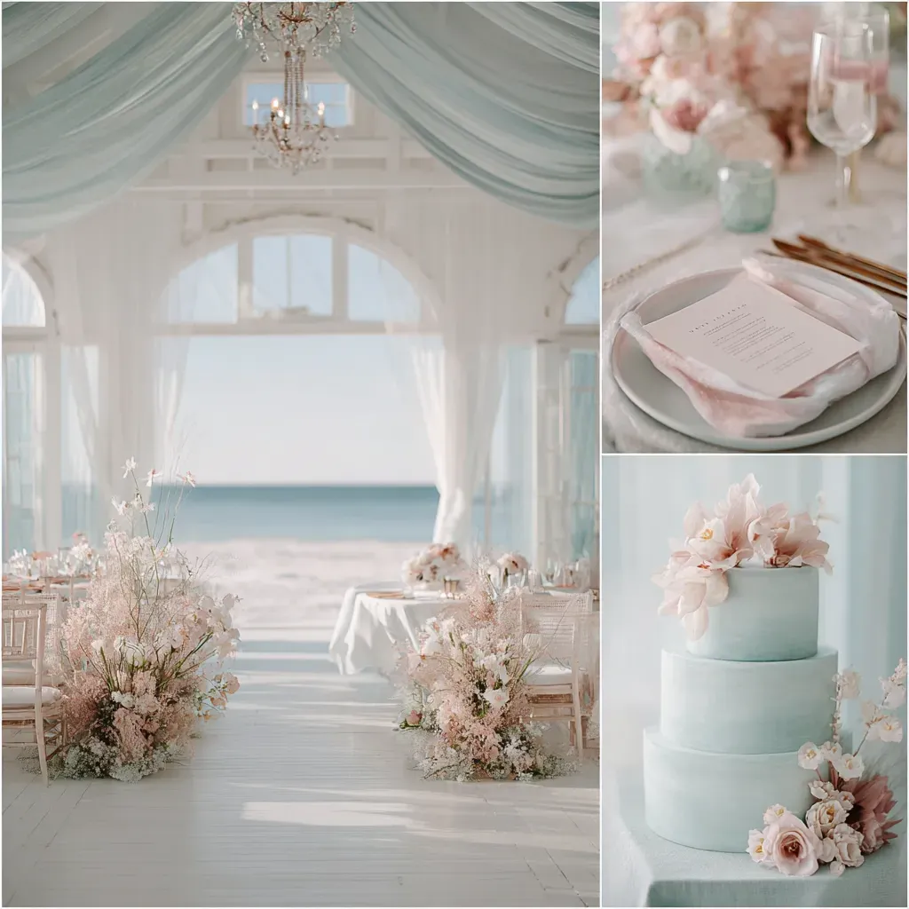 ai-wedding-moodboard-coastal-chapel-decor-white-dusty-blue.webp