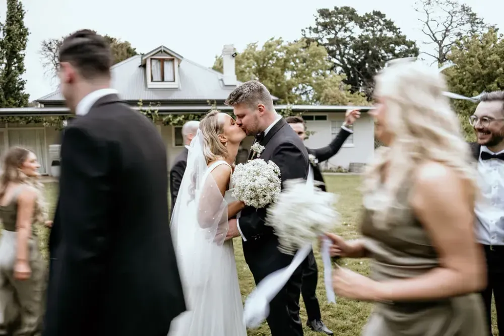 Alison and Brock wedding photo