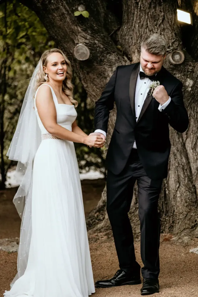 Alison and Brock wedding photo