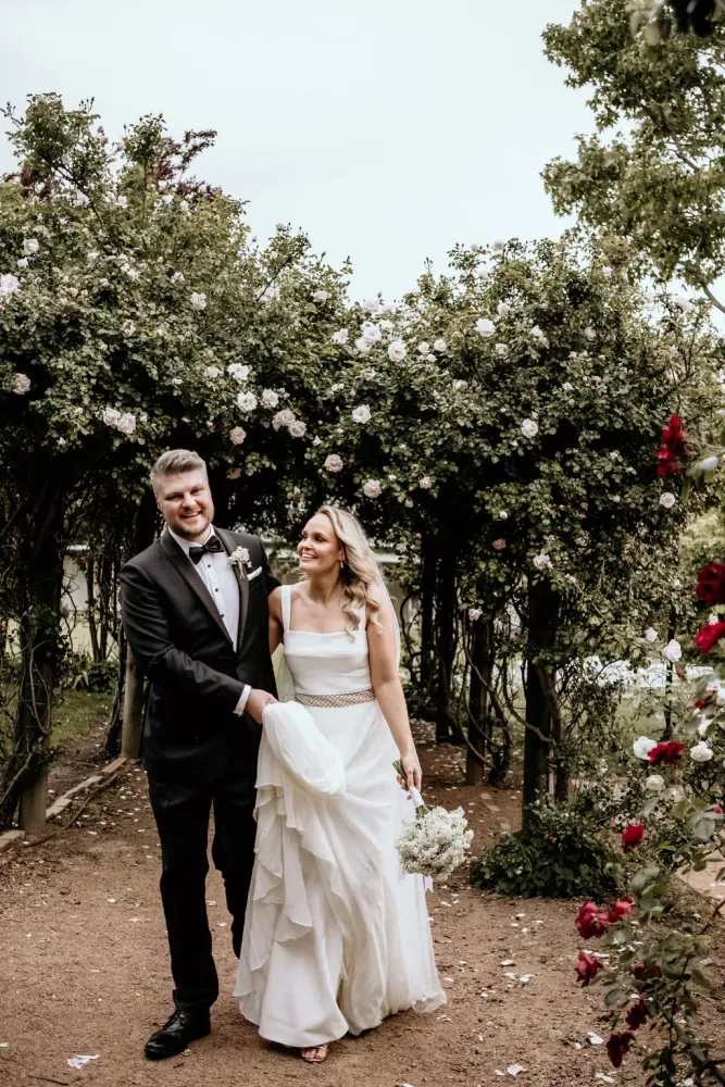 Alison and Brock wedding photo