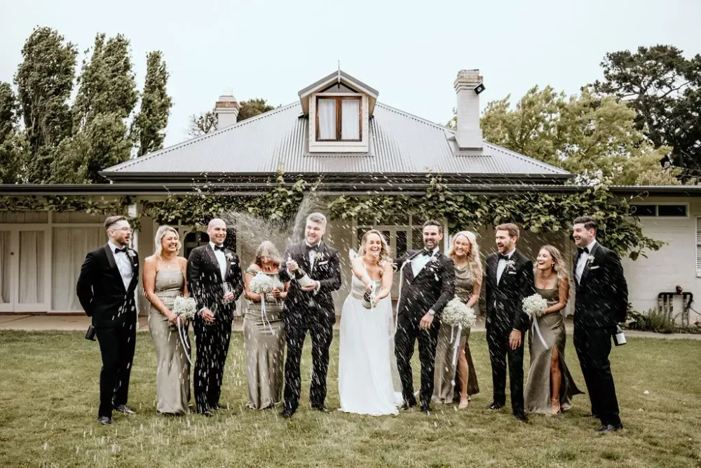 Alison and Brock wedding photo