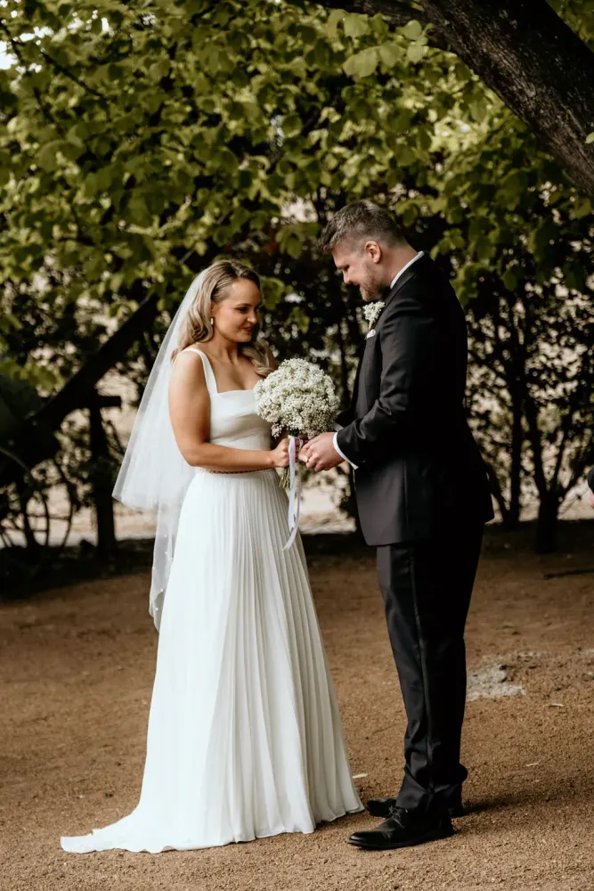Alison and Brock wedding photo