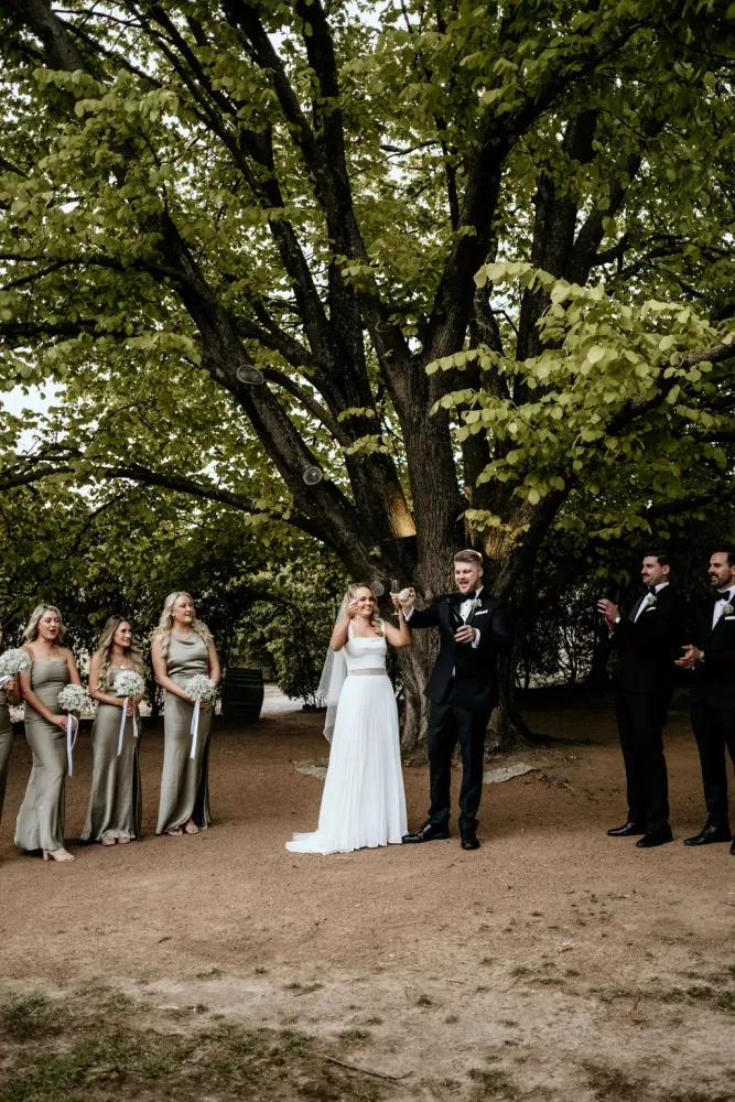 Alison and Brock wedding photo