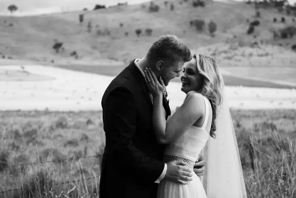 Alison and Brock wedding photo