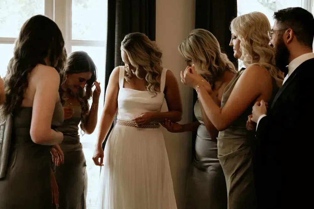 Alison and Brock wedding photo