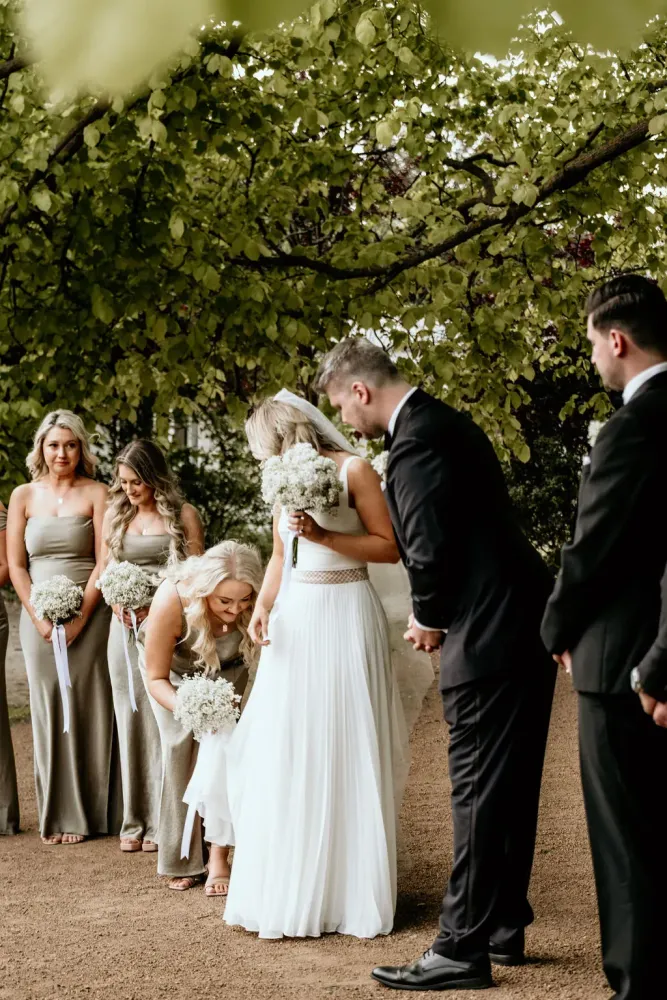 Alison and Brock wedding photo