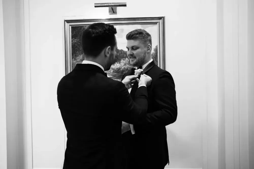 Alison and Brock wedding photo