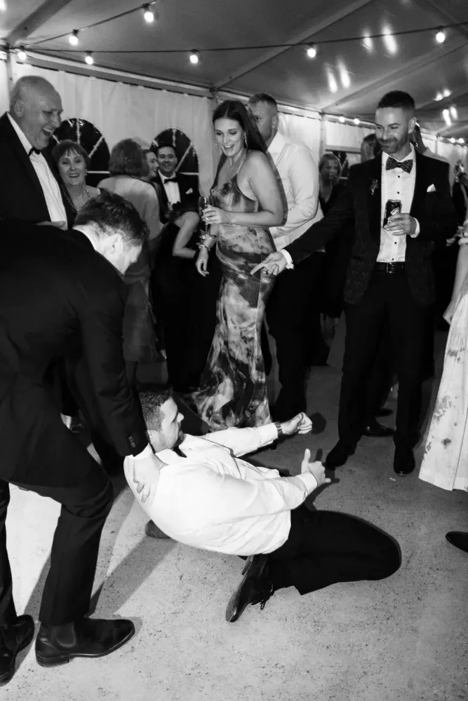 Alison and Brock wedding photo