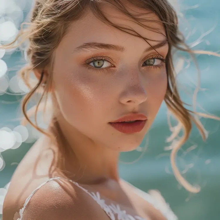 Natural/Nude wedding make up