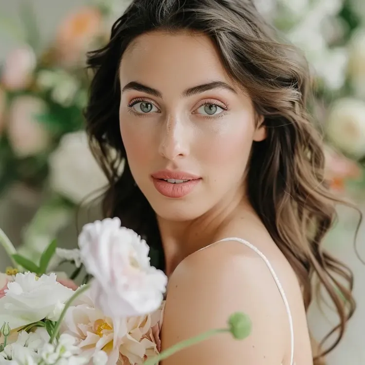Natural/Nude wedding make up
