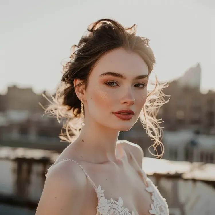 Traditional wedding make up