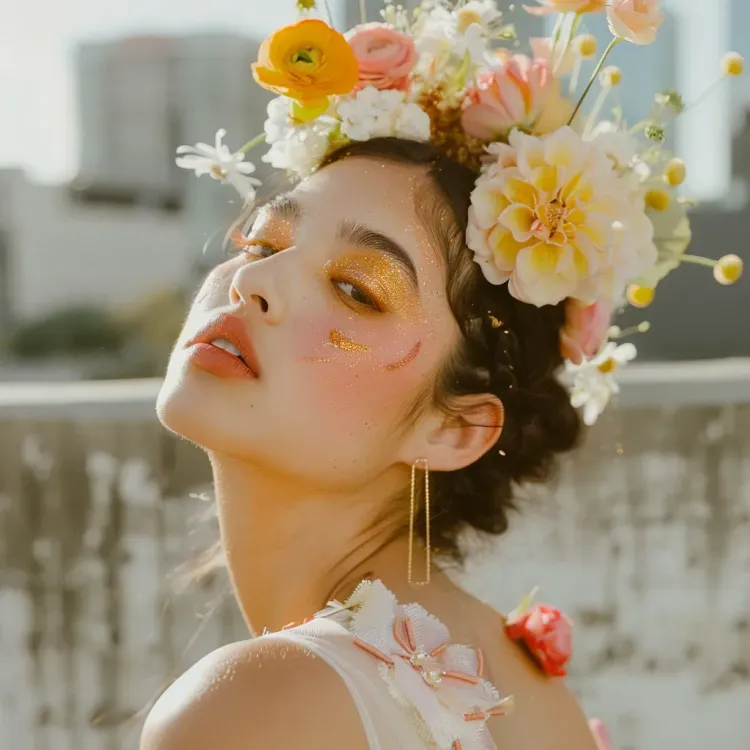 Unique & Bold wedding make up