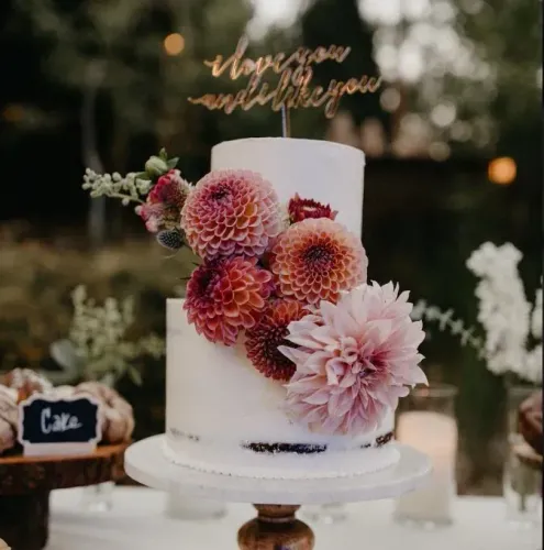 Floral Wedding Cake wedding cake