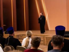 В Домодедово собрались девушки и юноши со всей Подольской епархии на празднование Дня православной молодёжи.