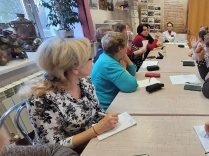 Школа сахарного диабета для участников клуба «Активное долголетие» в Истре