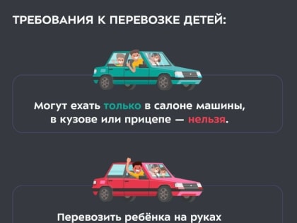 Отправляясь в поездку с детьми, всегда помните о безопасности