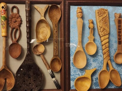 Виселки, хлебалки, поварешки можно увидеть в Музее ложки в Звенигороде