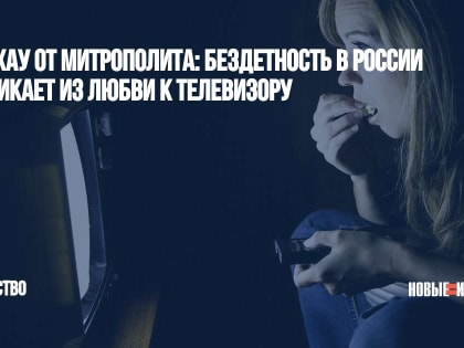 Ноу-хау от митрополита: бездетность в России возникает из любви к телевизору