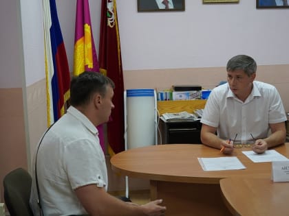 На приёме по вопросам благоустройства