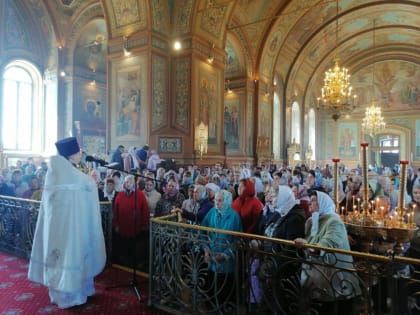 В Егорьевске православные верующие отметили праздник Вознесения Господня