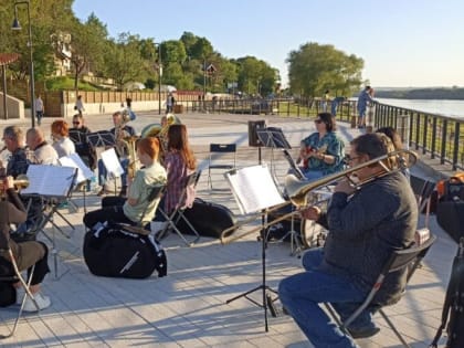 В Кашире открылся тёплый сезон на набережной