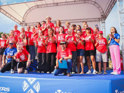 Волонтеры Рузского ресурсного центра обеспечили успешное проведение международных соревнований по плаванию