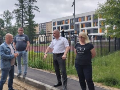 Партийцы проверили ход благоустройства улицы Люберец