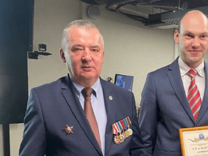 Руководитель Каширского отделения «БОЕВОГО БРАТСТВА» награжден юбилейной медалью организации