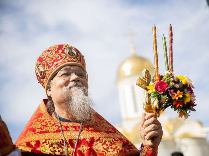 В среду Светлой седмицы иконописный факультет МДА молился за Божественной литургией в Духовском храме