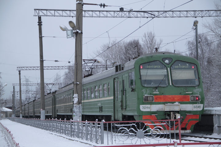 Фото электрички горьковского направления