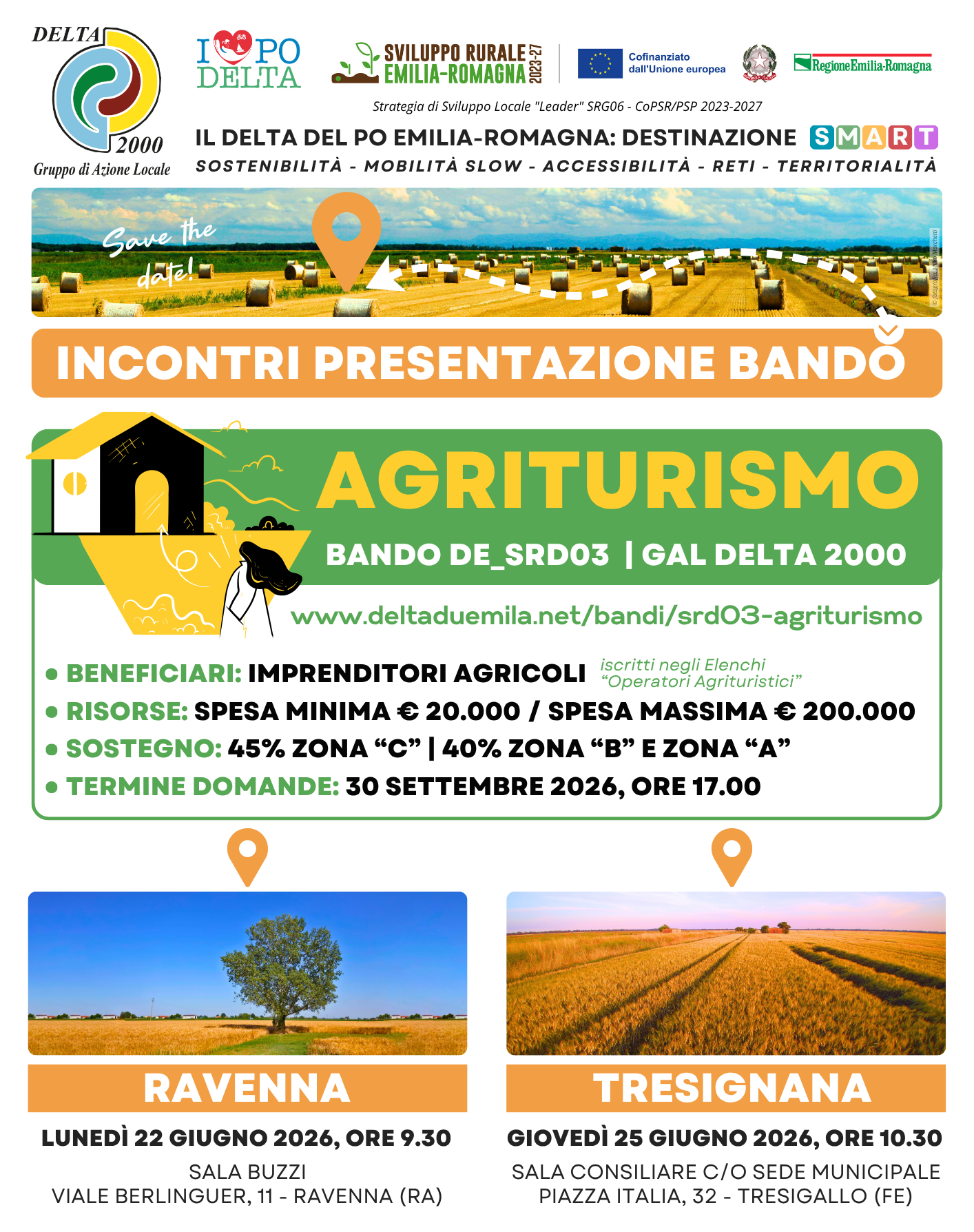 locandina incontri bando de_srd03 agriturismo by gal delta 2000