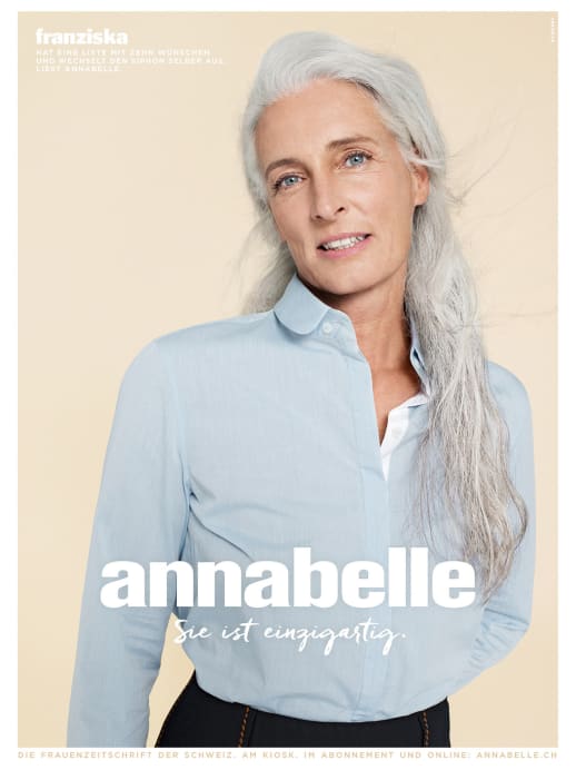 Die Gesichter der neuen annabelle-Werbekampagne: Franziska Grob