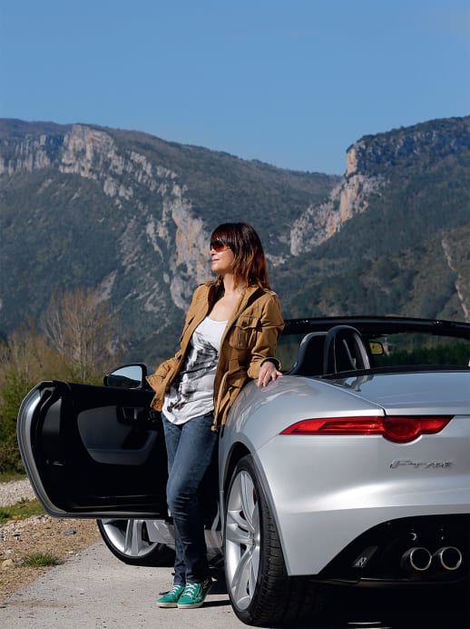 Fauch: Bettina Roth testet den Jaguar F-Type