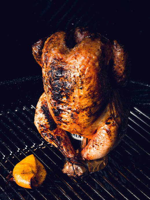 Grill-Rezept: Huhn auf der Dose