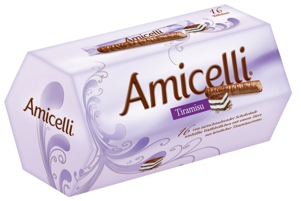 Amicelli mit Tiramisu-Geschmack