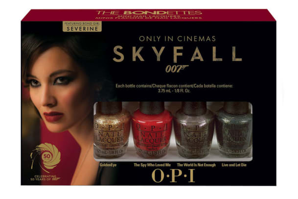 «Skyfall» die neue Nagellack-Kollektion von OPI zu Ehren des 50. Geburtstages von James Bond