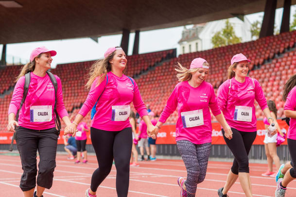 Pink Power: Laufen gegen Brustkrebs