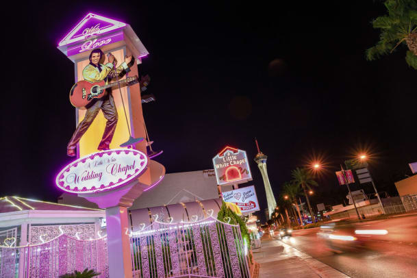 Eine Nacht in der Little White Wedding Chapel in Las Vegas