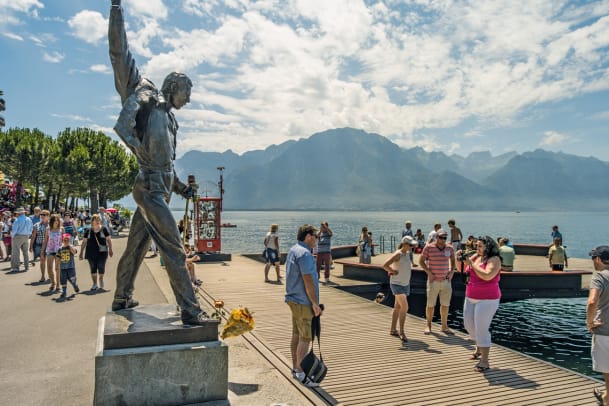 Postkarte aus Montreux