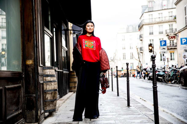 Farbenfrohe Street Styles aus Paris