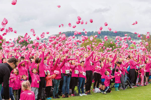 Laufen Sie mit annabelle mit am Pink Ribbon Charity Walk