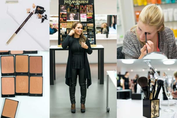 Die Bilder zum Schmink-Workshop mit Yves Saint Laurent