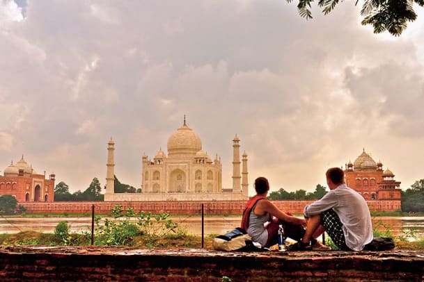 Zurück aus Agra, Indien