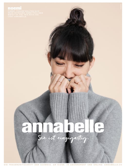 Die Gesichter der neuen annabelle-Werbekampagne: Noemi Schmid