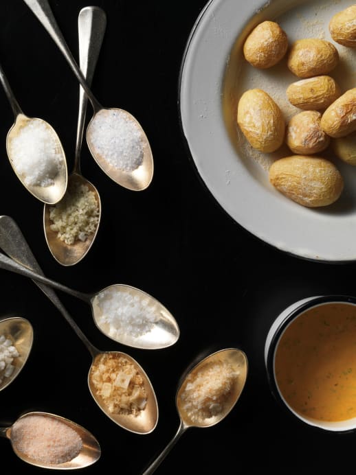 Rezept mit Salz: Papas arrugadas mit Peperoni-Dip