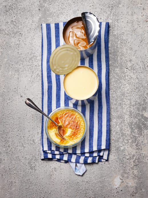 Rezept für Crème brûlée mit Kondensmilch