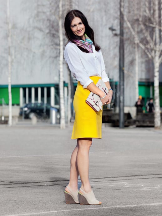 Ein neuer Look für Erika Zumbühl: Pur und positiv