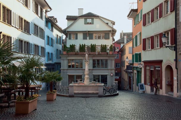 Postkarte aus dem Zürcher Niederdorf