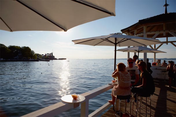 Postkarte aus Bregenz: Die Riviera am Bodensee